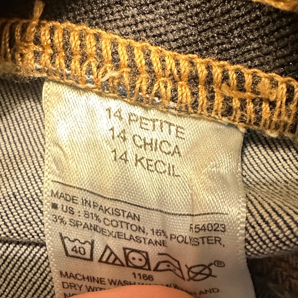 Old Navy Indigo Rockstar Jeggings 14 Petite - Picture 3 of 7